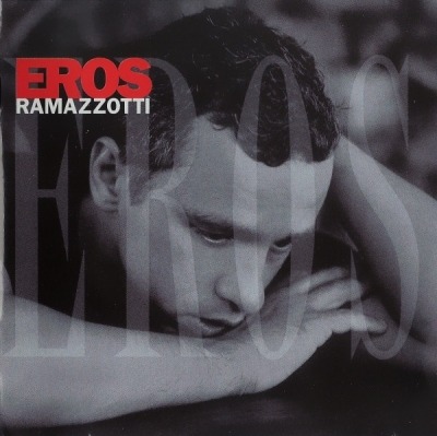 Eros Ramazzotti - Eros (Kompilacja, 1997): oprawa graficzna przedniej okładki