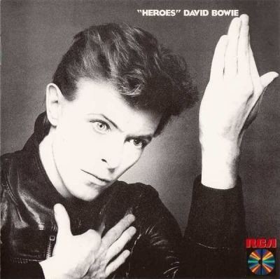 David Bowie - Heroes (Album, 1977): oprawa graficzna przedniej okładki
