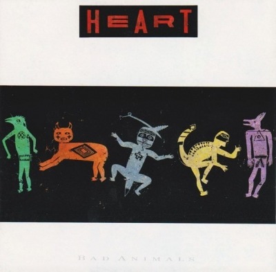 Heart - Bad Animals (Album, 1987): oprawa graficzna przedniej okładki