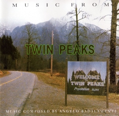 Angelo Badalamenti - Twin Peaks (Album, 1990): oprawa graficzna przedniej okładki