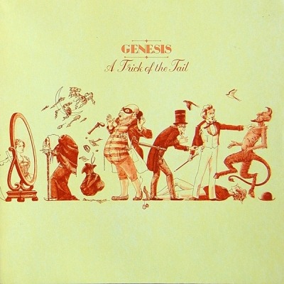 Genesis - A Trick Of The Tail (Album, 1976): oprawa graficzna przedniej okładki
