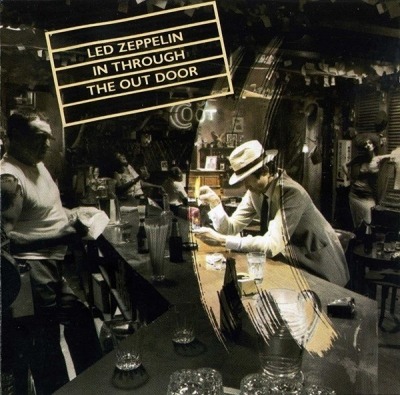 Led Zeppelin - In Through the Out Door (Album, 1979): oprawa graficzna przedniej okładki