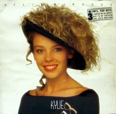 Kylie Minogue - Kylie (Album, 1988): oprawa graficzna przedniej okładki