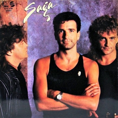 Saga - Wildest Dreams (Album, 1987): oprawa graficzna przedniej okładki