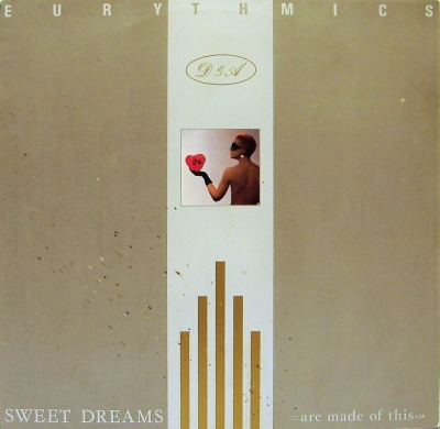 Eurythmics - Sweet Dreams (Are Made Of This) (Album, 1983): oprawa graficzna przedniej okładki