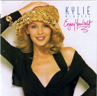 Kylie Minogue - Enjoy Yourself (Album, 1989): oprawa graficzna przedniej okładki