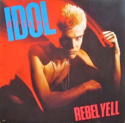 Billy Idol - Rebel Yell (Album, 1983): oprawa graficzna przedniej okładki