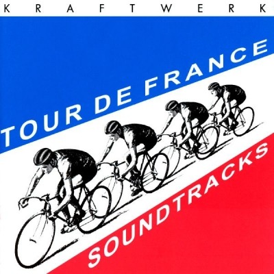Kraftwerk - Tour De France Soundtracks (Album, 2003): oprawa graficzna przedniej okładki