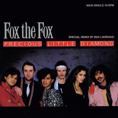 Fox The Fox - Precious Little Diamond (Singiel, 1984): oprawa graficzna przedniej okładki