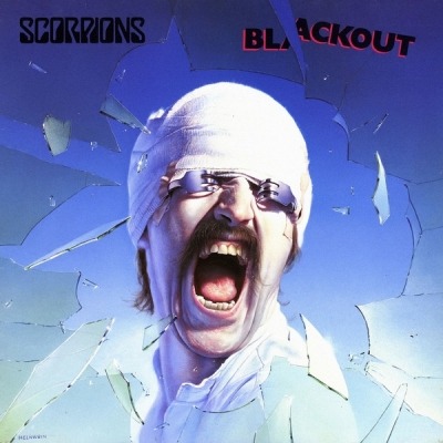 Scorpions - Blackout (Album, 1982): oprawa graficzna przedniej okładki