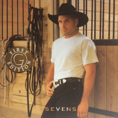 Garth Brooks - Sevens (Album, 1997): oprawa graficzna przedniej okładki