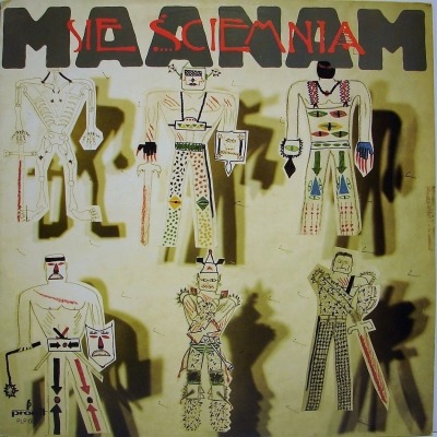 Maanam - Sie Ściemnia (Album, 1989): oprawa graficzna przedniej okładki