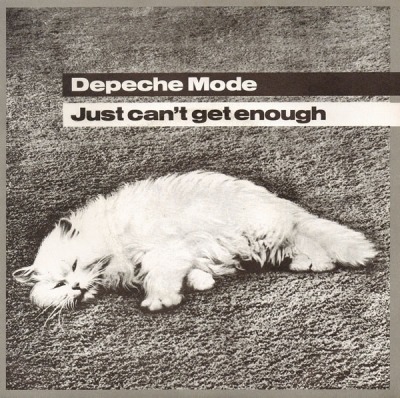 Depeche Mode - Just Can't Get Enough (Singiel, 1981): oprawa graficzna przedniej okładki