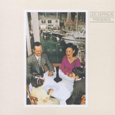 Led Zeppelin - Presence (Album, 1976): oprawa graficzna przedniej okładki