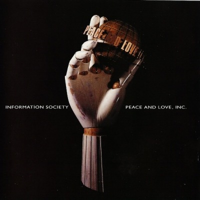 Information Society - Peace And Love, Inc. (Album, 1992): oprawa graficzna przedniej okładki