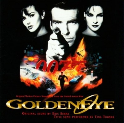Eric Serra - Goldeneye (Original Motion Picture Soundtrack) (Album, 1995): oprawa graficzna przedniej okładki