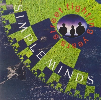 Simple Minds - Street Fighting Years (Album, 1989): oprawa graficzna przedniej okładki