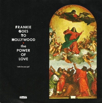 Frankie Goes To Hollywood - The Power Of Love (Singiel, 1984): oprawa graficzna przedniej okładki