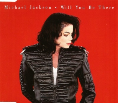 Michael Jackson - Will You Be There (Singiel, 1993): oprawa graficzna przedniej okładki