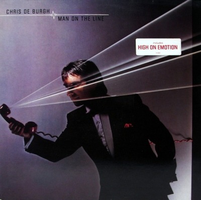 Chris de Burgh - Man On The Line (Album, 1984): oprawa graficzna przedniej okładki