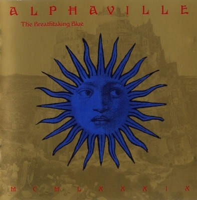 Alphaville - The Breathtaking Blue (Album, 1989): oprawa graficzna przedniej okładki
