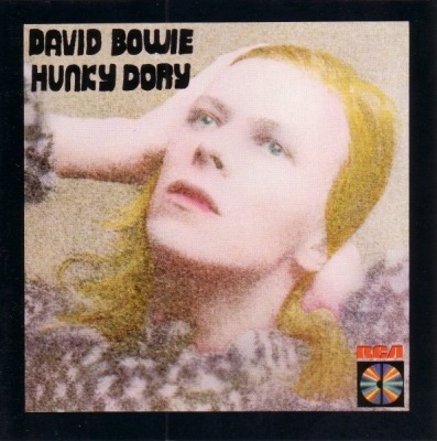 David Bowie - Hunky Dory (Album, 1971): oprawa graficzna przedniej okładki