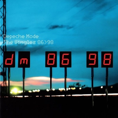 Depeche Mode - The Singles 86>98 (Kompilacja, 1998): oprawa graficzna przedniej okładki