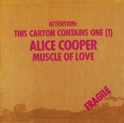 Alice Cooper - Muscle Of Love (Album, 1973): oprawa graficzna przedniej okładki