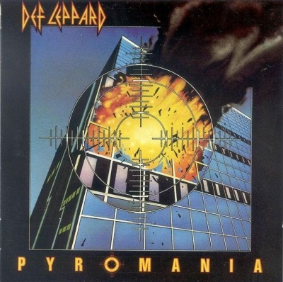 Def Leppard - Pyromania (Album, 1983): oprawa graficzna przedniej okładki