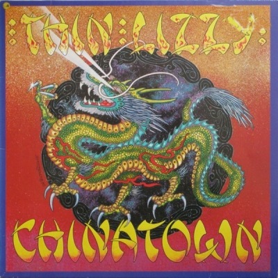 Thin Lizzy - Chinatown (Album, 1980): oprawa graficzna przedniej okładki