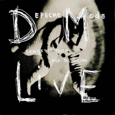 Depeche Mode - Songs of Faith and Devotion / Live... (Album, 1993): oprawa graficzna przedniej okładki