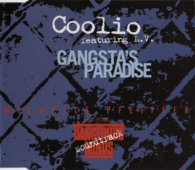 Gangsta's Paradise - Coolio Featuring L.V. (CD, Maxi-Singiel, ℗ © 1995 Europa, MCA Records, MCA Soundtracks #MCD 33563) - przód główny