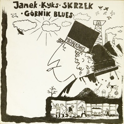 Górnik Blues - Jan "Kyks" Skrzek (Winyl, LP, Album, Edycja klubowa, Promocyjne, ℗ © 1986 Polska, Poljazz #K-PSJ-004) - przód główny