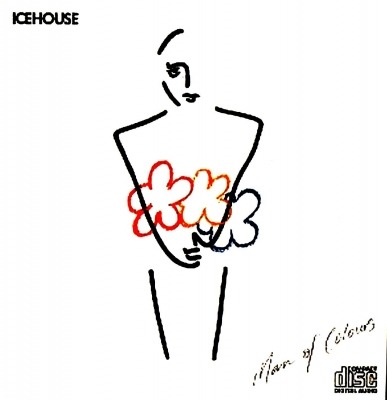 Icehouse - Man of Colours (Album, 1987): oprawa graficzna przedniej okładki