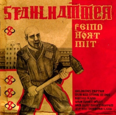 Feind Hört Mit - Stahlhammer (CD, Album, ℗ © 12 Kwi 1999 Niemcy, Nuclear Blast #NB 381-2, 27631 63812) - przód główny