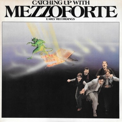 Catching Up With Mezzoforte (Early Recordings) - Mezzoforte (Winyl, LP, Album, Kompilacja | Winyl, 12", 45 RPM, Singiel, ℗ © 1983 Wielka Brytania, Steinar #STE LP03, STE 1202) - przód główny