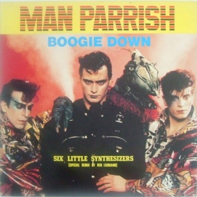 Boogie Down - Man Parrish (Singiel, Winyl, 12", ℗ 1984 © 1989 Holandia, Rams Horn Records #RHR 3588) - przód główny