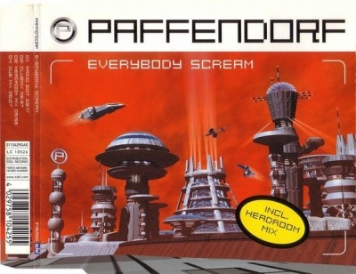 Everybody Scream - Paffendorf (CD, Maxi-Singiel, ℗ © 2000 Niemcy, Gang Go Music #0110425GAG) - przód główny