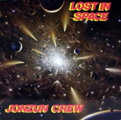 Lost In Space - Jonzun Crew (Winyl, LP, Album, ℗ © 1983 Niemcy, Tommy Boy #810 894-1) - przód główny