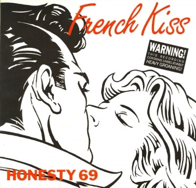 French Kiss - Honesty 69 (Singiel, Winyl, 12", 45 RPM, ℗ © 1989 Niemcy, Austria i Szwajcaria, BCM Records #12306) - przód główny