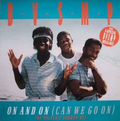 On And On (Can We Go On) - B.V.S.M.P. (Winyl, 12", 45 RPM, Maxi-Singiel, ℗ © 1989 Niemcy, BCM Records #12256) - przód główny