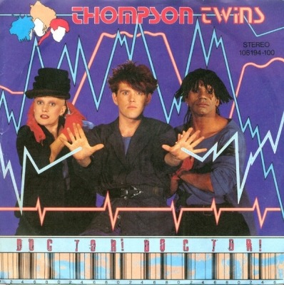 Doctor! Doctor! - Thompson Twins (Winyl, 7", 45 RPM, Singiel, Stereo, ℗ © 1984 Europa, Arista #106 194, 106 194-100) - przód główny