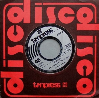 Atomic - Blondie (Winyl, 7", 45 RPM, Singiel, ℗ © 1980 Polska, Tonpress #S-342) - przód główny