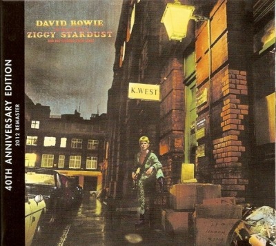 The Rise And Fall Of Ziggy Stardust And The Spiders From Mars - David Bowie (CD, Album, Reedycja, Remastering, Stereo, 40th Anniversary Edition, Digisleeve, ℗ 1972 © Cze 2012 Europa, EMI #DBZS 40, 5099946361325) - przód główny
