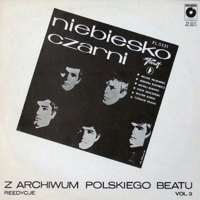 Niebiesko-Czarni - Niebiesko-Czarni (Winyl, LP, Album, Reedycja, Remastering, ℗ 1966 © 1985 Polska, Polskie Nagrania Muza #SX 2212) - przód główny