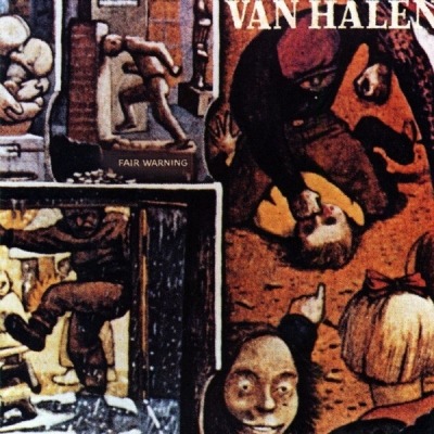 Van Halen - Fair Warning (Album, Winyl, LP, Reedycja, ℗ 1981): oprawa graficzna przedniej okładki