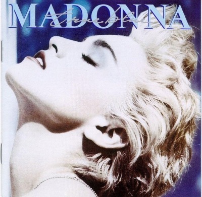 Madonna - True Blue (Album, 1986): oprawa graficzna przedniej okładki