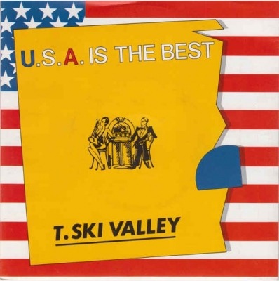 The U.S.A. Is The Best - T-Ski Valley (Singiel, Winyl, 12", 33 ⅓ RPM, ℗ © 1983 Belgia, BMC Records #BMC 3576) - przód główny