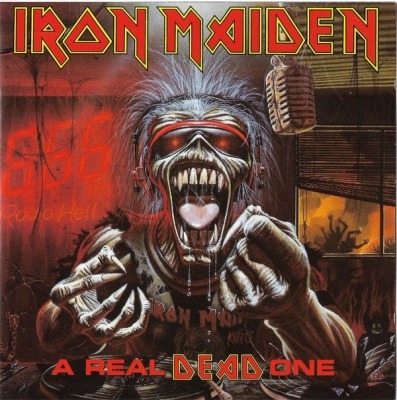Iron Maiden - A Real Dead One (Album, 1993): oprawa graficzna przedniej okładki
