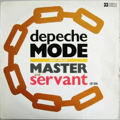 Master And Servant (Slavery Whip Mix) - Depeche Mode (Winyl, 12", 33 ⅓ RPM, Singiel, ℗ © 1984 Francja, Vogue, Mute #311093) - przód główny